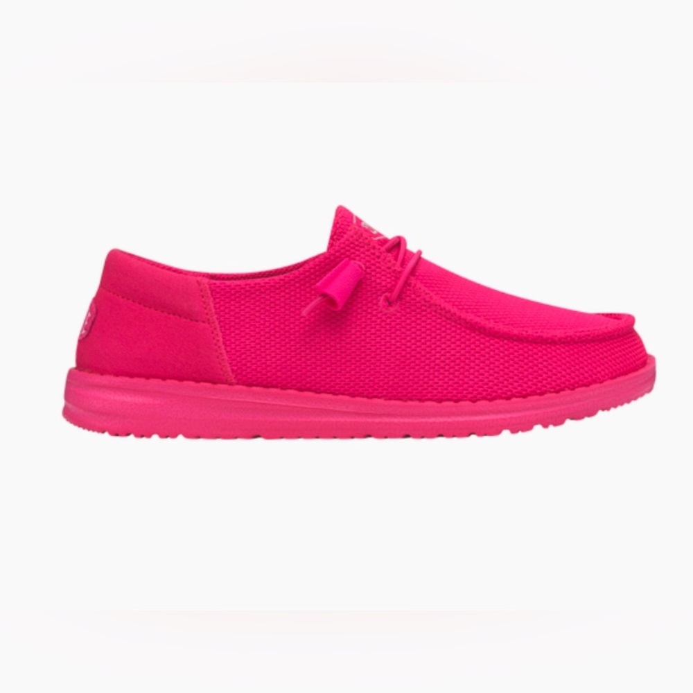 Women’s rare electric pink hey dudes
